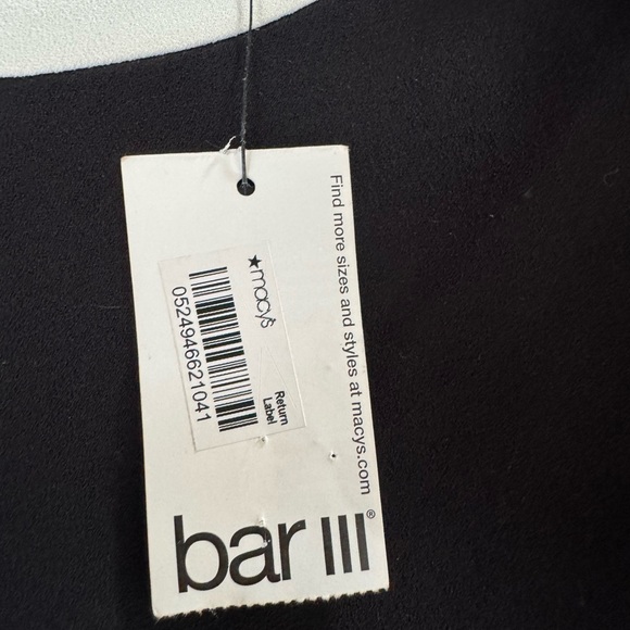 Bar III Monochrome Sleeveless Dress - Picture 6 of 6